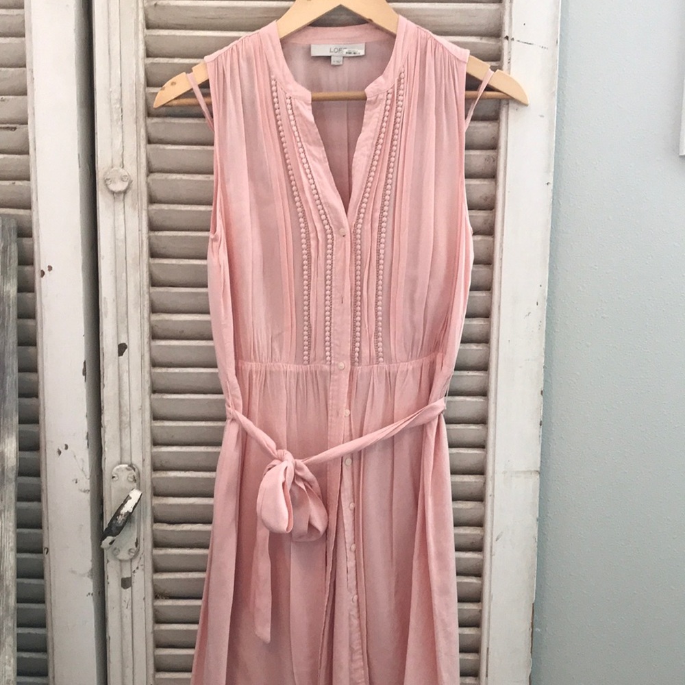 LOFT linen summer dress